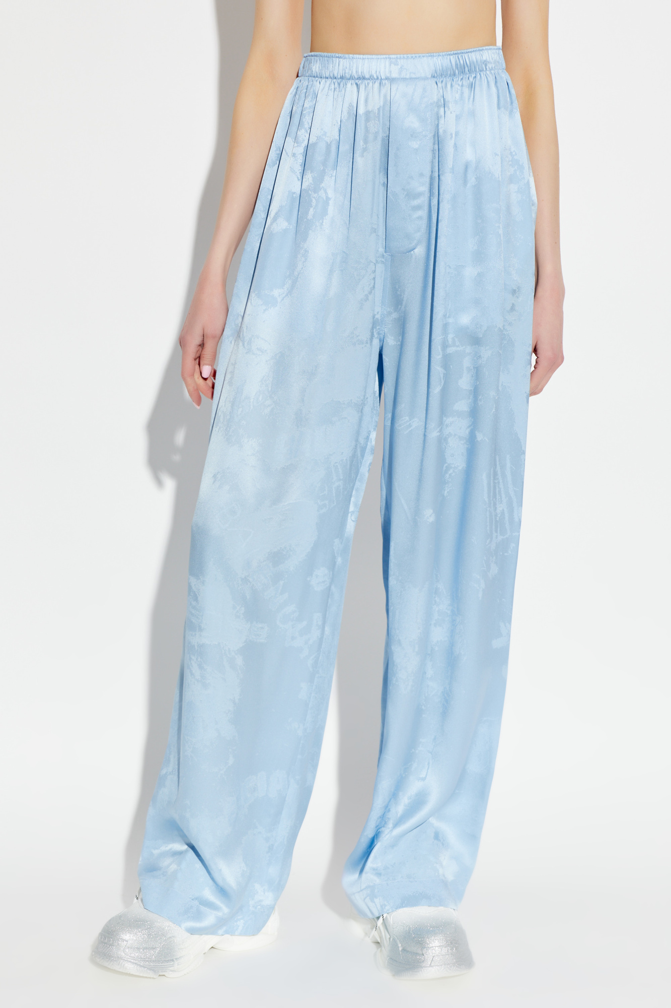 Balenciaga Loose-fit silk pants | Women's | Vitkac